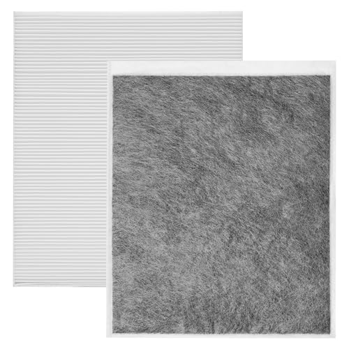 AIRDOC HXF-A25HF 集じんフィルター HXF-A25 加湿フィルター 加湿空気清浄機集じんフィルター HXF-A25TF アイリスオーヤマ(IRIS OHYAMA)との互換性あり HXF-A25 RHF-A251 空気清浄機活性炭 脱臭フィルター RHF-A251 活性炭フィルターTrue HEPA 集塵 + 活性炭 互換品 1セット (2 枚入)